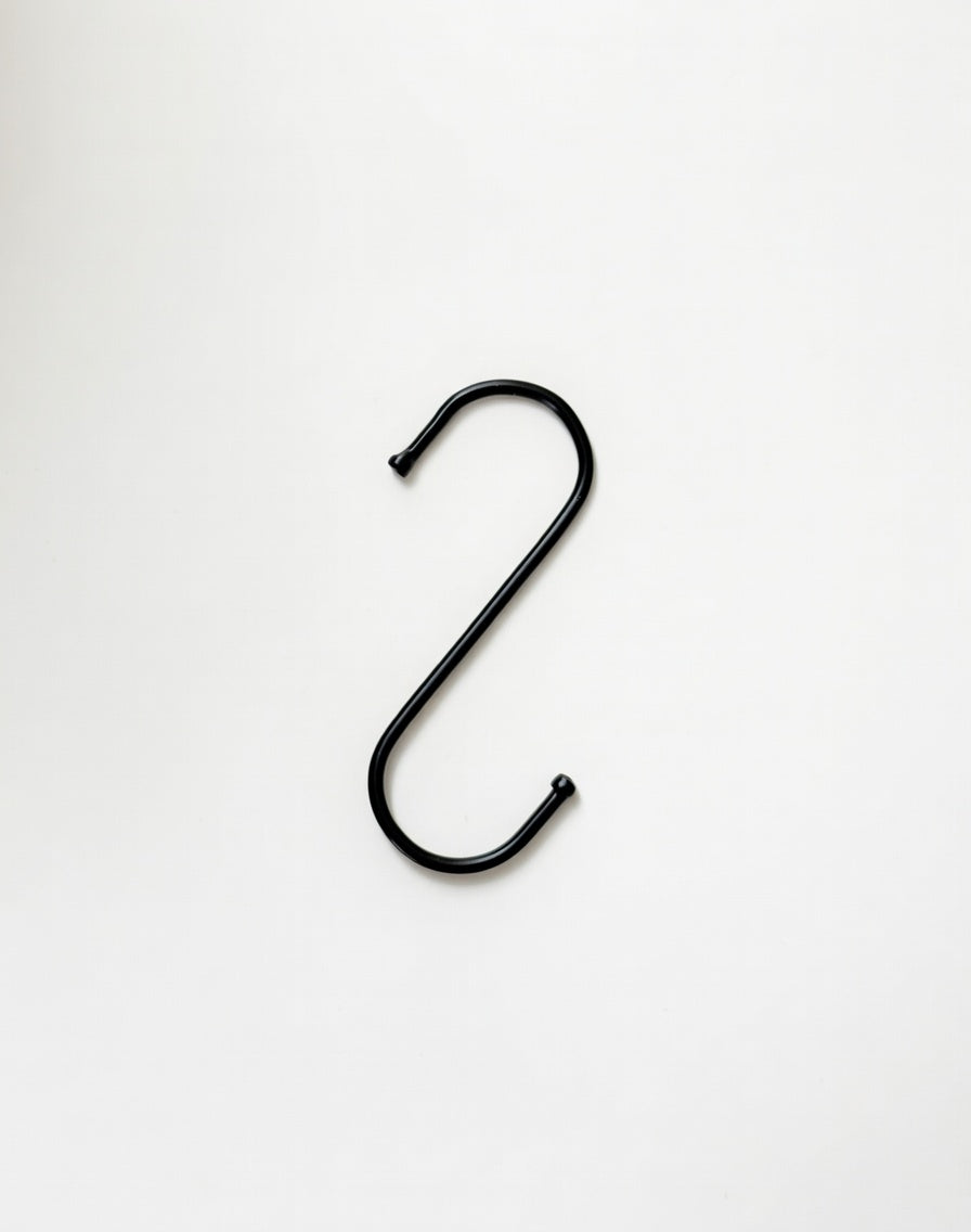 Matte Black Stainless Steel S-Hook