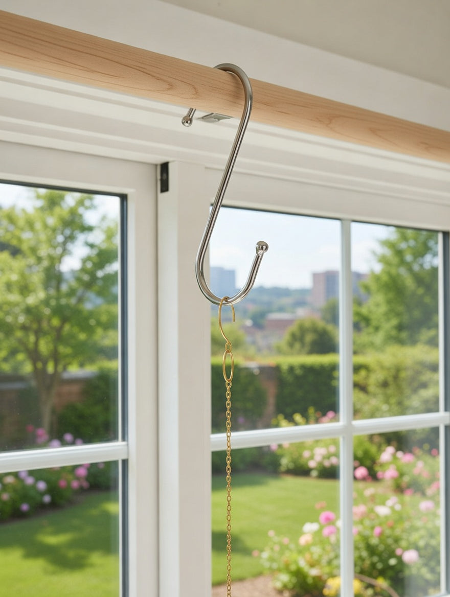 Silver Stainless Steel S-Hook