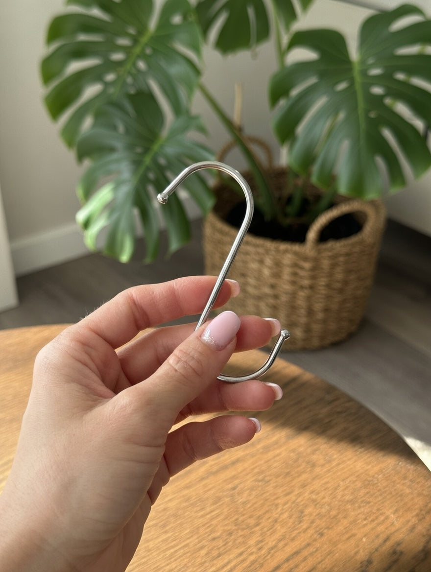 Silver Stainless Steel S-Hook